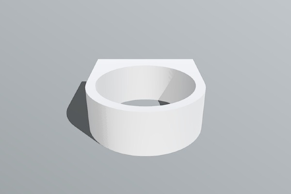 CTRL-Z Ring | 3d print model