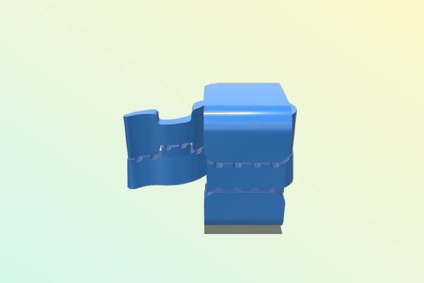 RJ45 Ethernet Repair Clip for broken tab | 3d print model