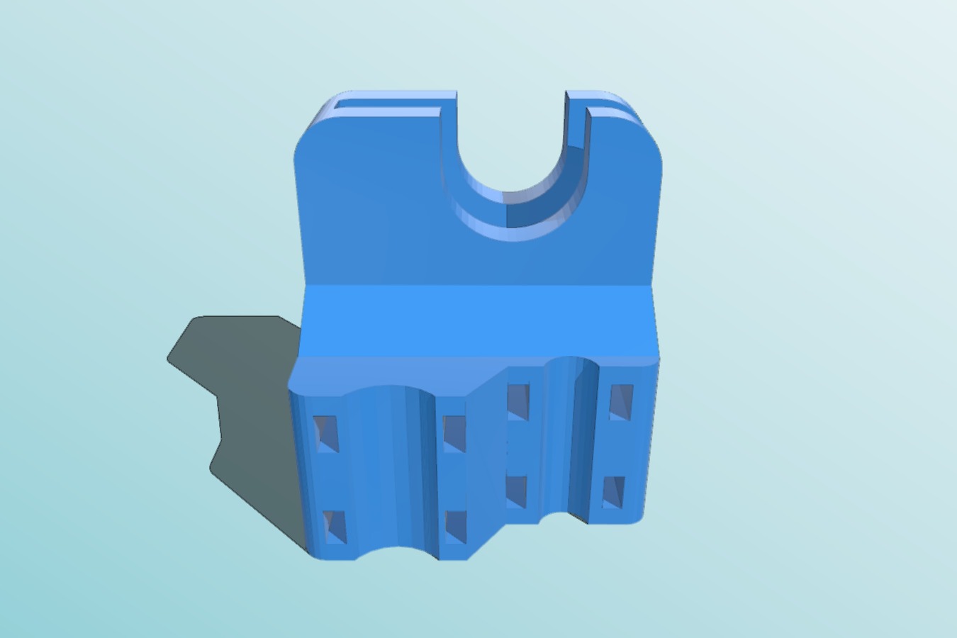 Hotend bowden tube and cables holder _ strain relief for Creality Ender3