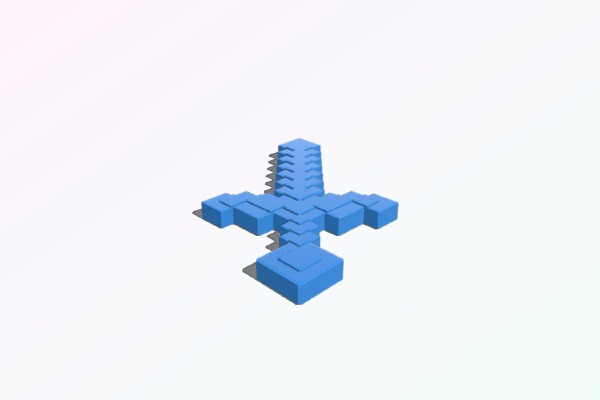 Minecraft Sword | 3d print model