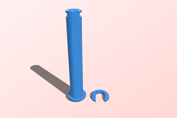 Filament Guide for Ikea Lack | 3d print model