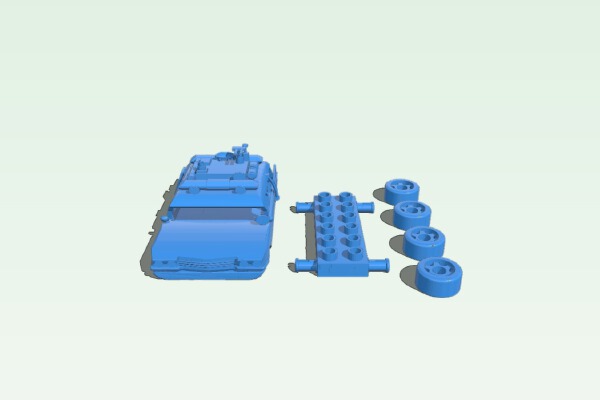 Ghostbusters Ecto-1 Duplo | 3d print model