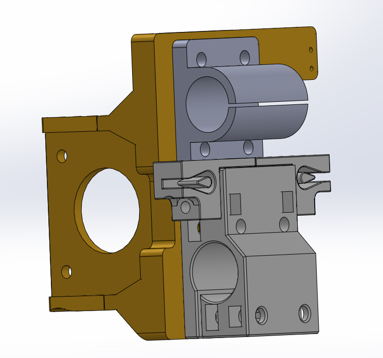 Titan aero Bearing Plate + tensioning for Wanhao Duplicator i3 Plus