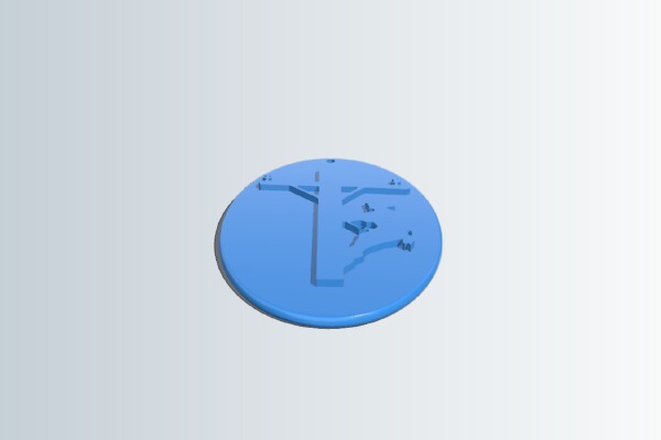 Lineman Charm Keychain Power Utility Pole Electrician Worker | 3d print model