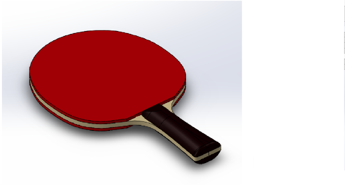 Ping pong paddle | 3d print model