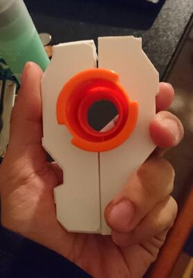 Nerf Rapidstrike Pistol Front | 3d print model