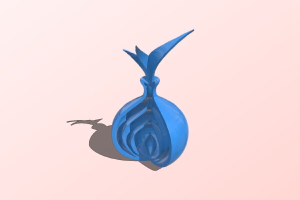 Tor onion | 3d print model