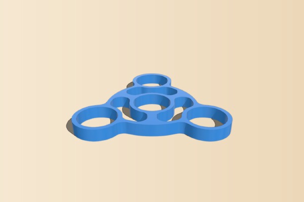 Fidget Spinner - Wingnut2k #11 | 3d print model
