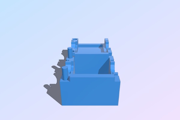 Ingocraft cube for littleBits DC motor | 3d print model