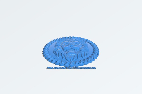 Lion head painting | 3d print model