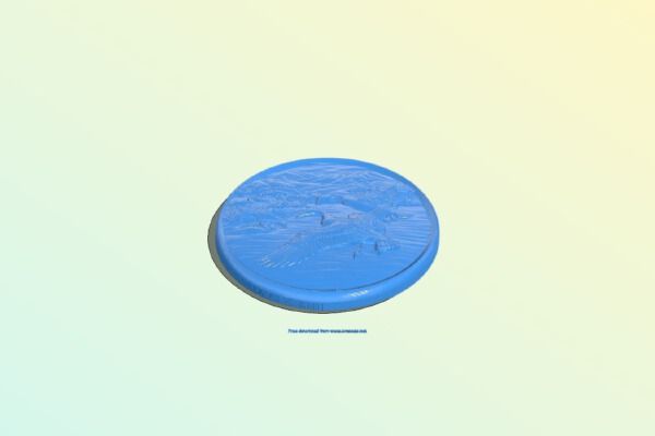 The ducks picture oval | 3d print model