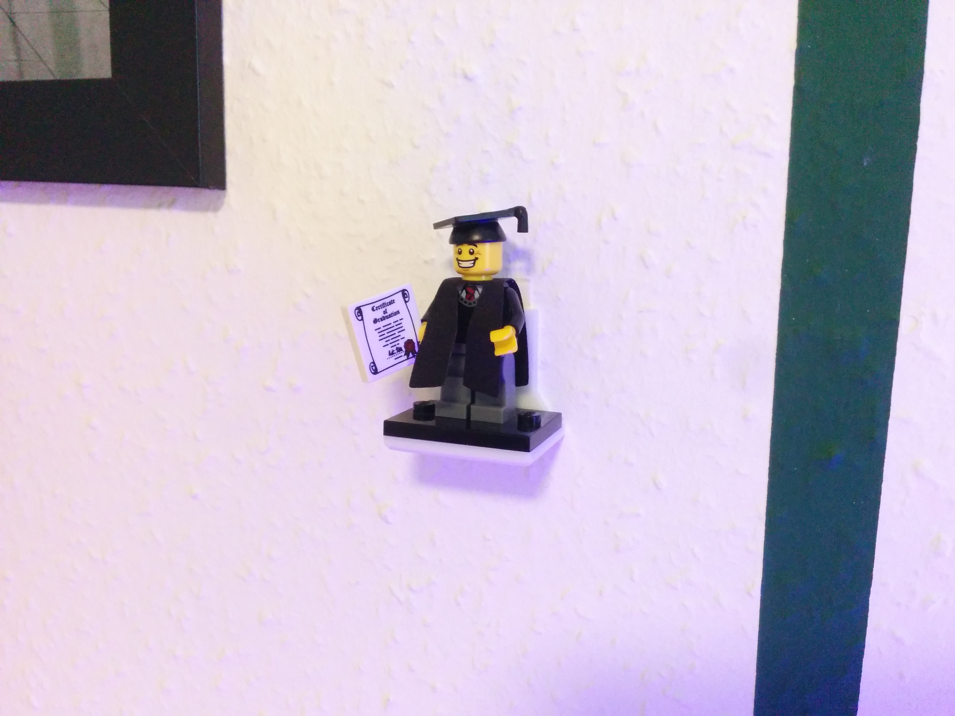 LEGO Minifigure Wall Mount _ Shelf