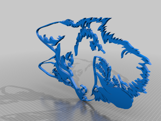 German Shepherd Wall Decoration | 3d print model