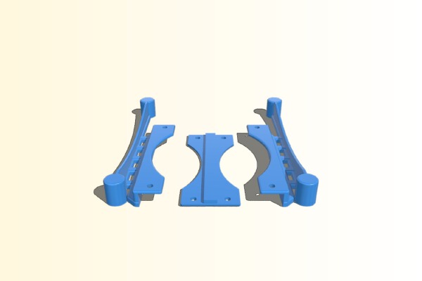 FritzBox 7490 cooler V2 (2 fans) | 3d print model