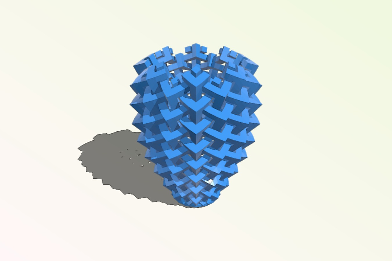 Vase with mesh repaired