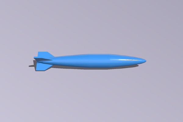 MK-84 laying down | 3d print model