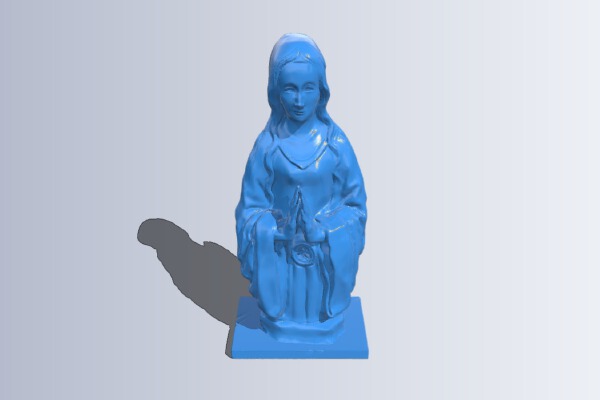 Double faced reliquary bust of a female saint | 3d print model