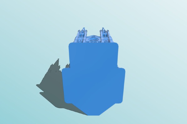 Denver cathedral | 3d print model