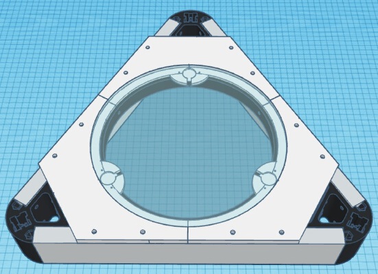 Kossel 250 FSR Bed Platform | 3d print model