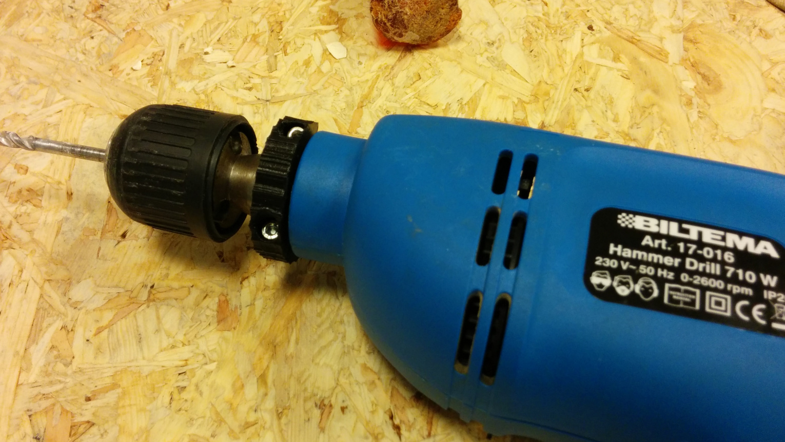 Chuck lock for Biltema drill