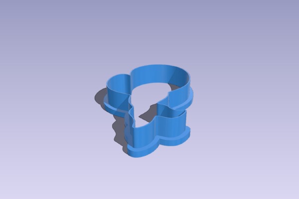 Mermaid cookie cutter | 3d print model