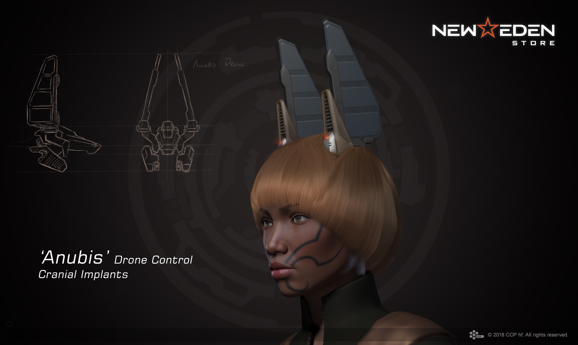 Anubis Earpiece from EVE Online