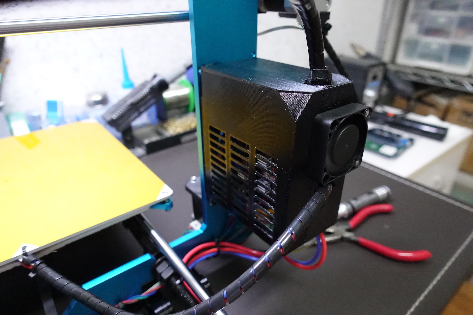 Prusa i3 MK2 Clone RAMPS 1.4 Einsy with Fan