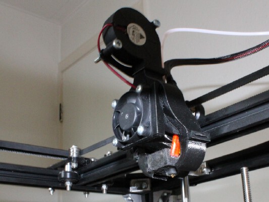 The InterCooler™ -  Creality combined part and hotend fan duct, with interchangeable nozzles. | 3d print model