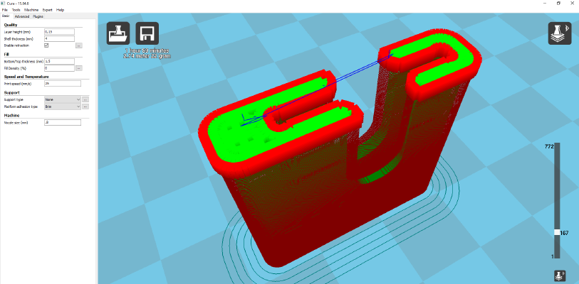 Utility Knife for 18mm (3_4") Blades | 3d print model