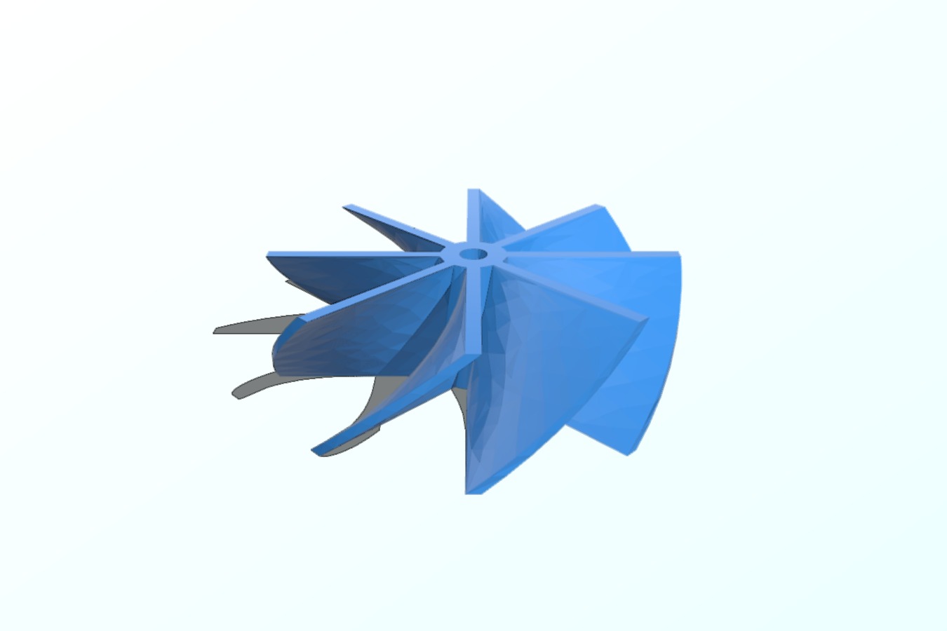 Parametric fan (FreeCAD exercise)