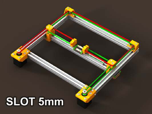 CoreXY Frame (v.2.1) | 3d print model