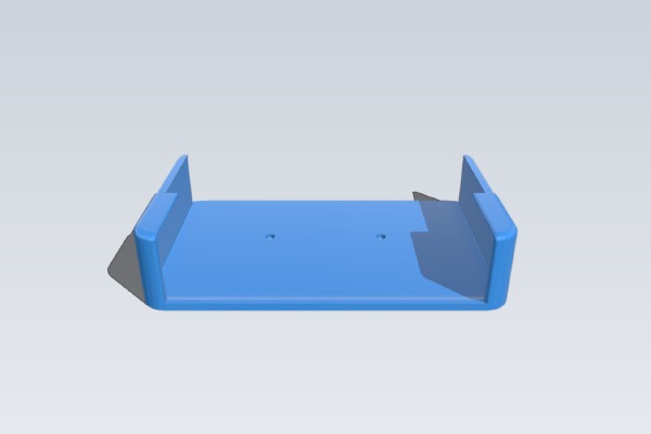 Wall mount bracket for Netgear fs605 switch & others | 3d print model