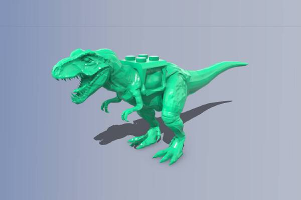 Lego Compatible T Rex | 3d print model
