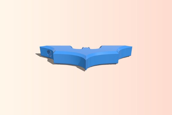 Batman Keychain Ring _ Keyring Thing | 3d print model