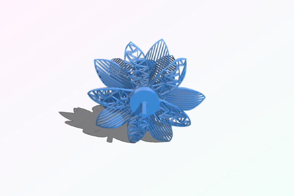 Layered flower | 3d print model