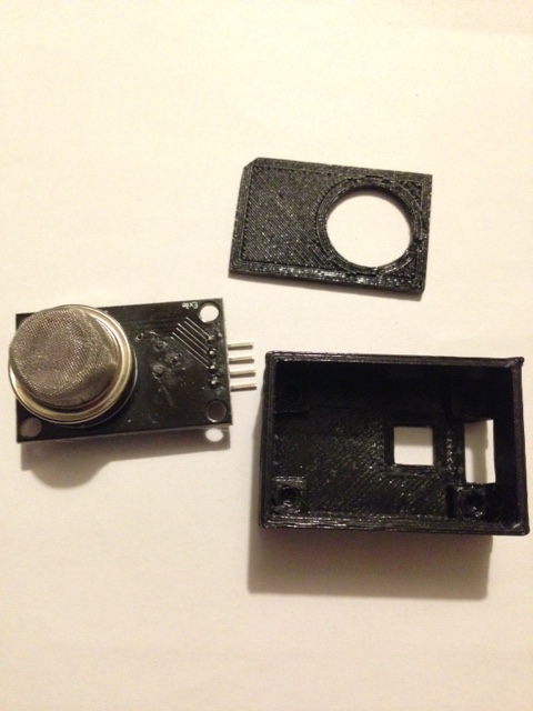 Box for gas MQ5 sensor