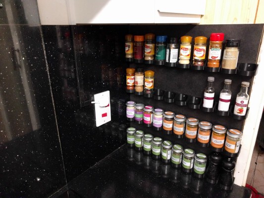 Wall mounted spice Rack | 3d print model