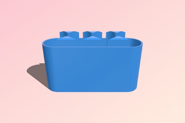 4 AA bottom - OK | 3d print model