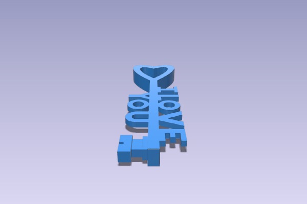 Heart Key | 3d print model