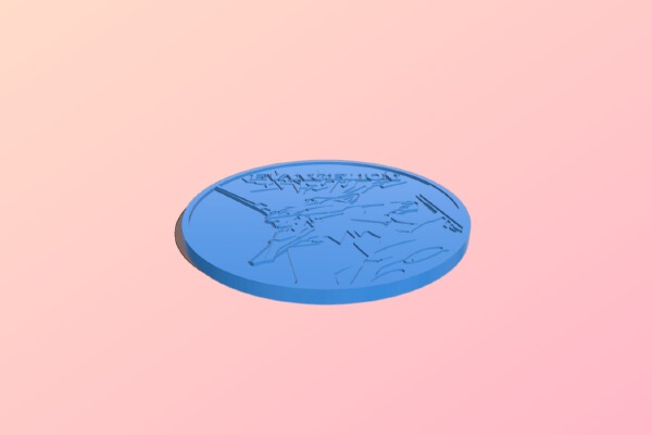 Neon Genesis Evangelion Coin | 3d print model