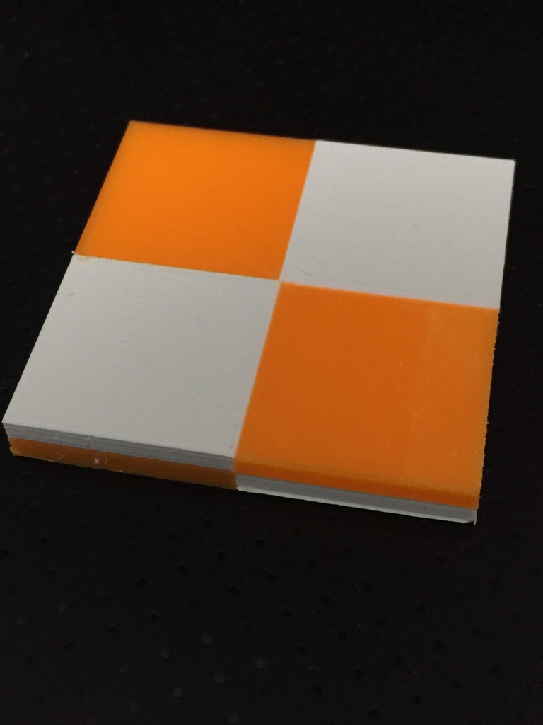 Dual head Calibration Plate - Checker board