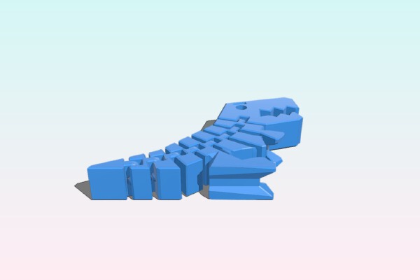 加強結構恐龍不容易摔倒 | 3d print model