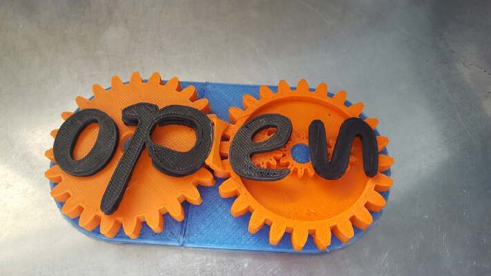 Open-CloseD sign | 3d print model