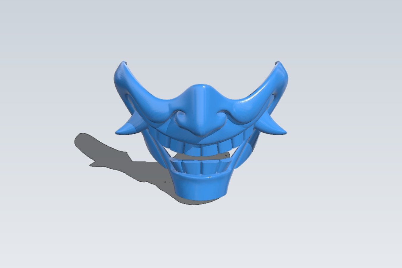 Blue spirit half mask
