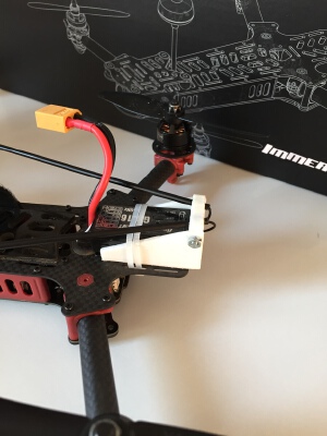 Foldable receiver mount Graupner GR-16 (e.g. for the Vortex) | 3d print model