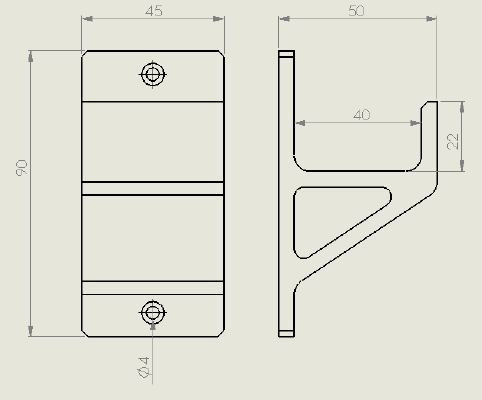 Schraubzwingenhalter _ Screw clamp holder | 3d print model