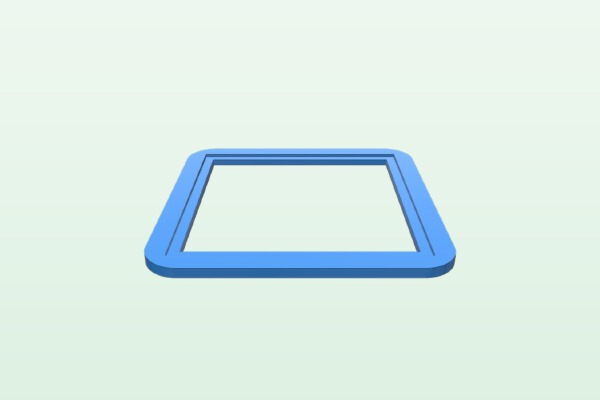Formlabs Form2 Washing machine gasket | 3d print model
