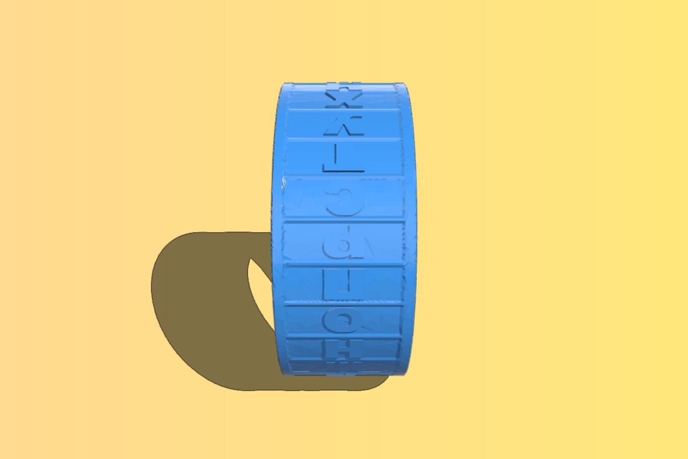 Cryptex russian letters