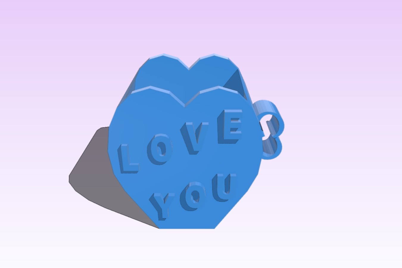 Heart-shaped mug