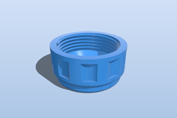 Screw clamp for hose attachment | 3d print model